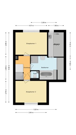 Floorplan - Vooreinde 4, 5142 EW Waalwijk